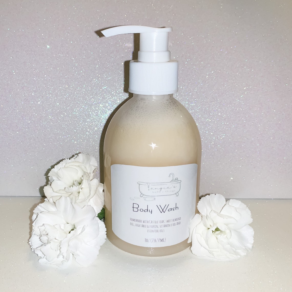Castile Soap Body Wash / All Natural Body wash / peppermint Etsy