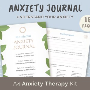 kids therapy worksheets kids mental health workbook etsy