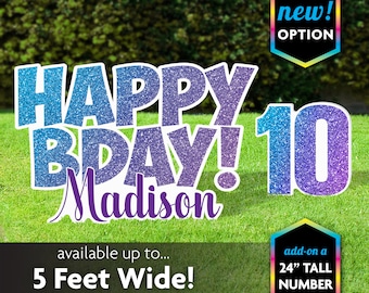 birthday yard sign customized happy birthday banner happy birthday yard sign Hotel Transylvania birthday yard signs personalized