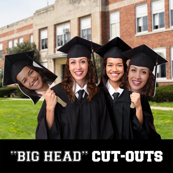 Graduation Big Head, Cut Out, Party Decoration, Graduate Big Head, Lawn  Sign, Face on A Stick, High School, College, Photo Prop, Yard Card - Etsy