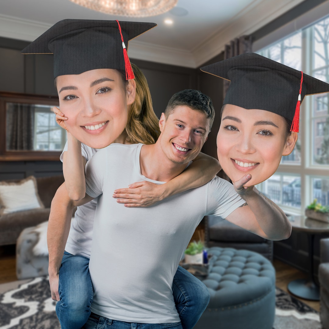 Graduation Big Head, Cut Out, Party Decoration, Graduate Big Head, Lawn