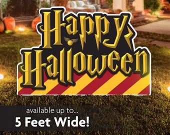 Wizarding World Halloween Lawn Sign