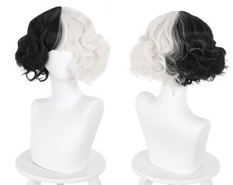 Half White Wig Etsy Half White Wig Etsy