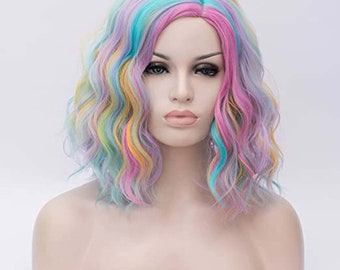 pastel colored wigs