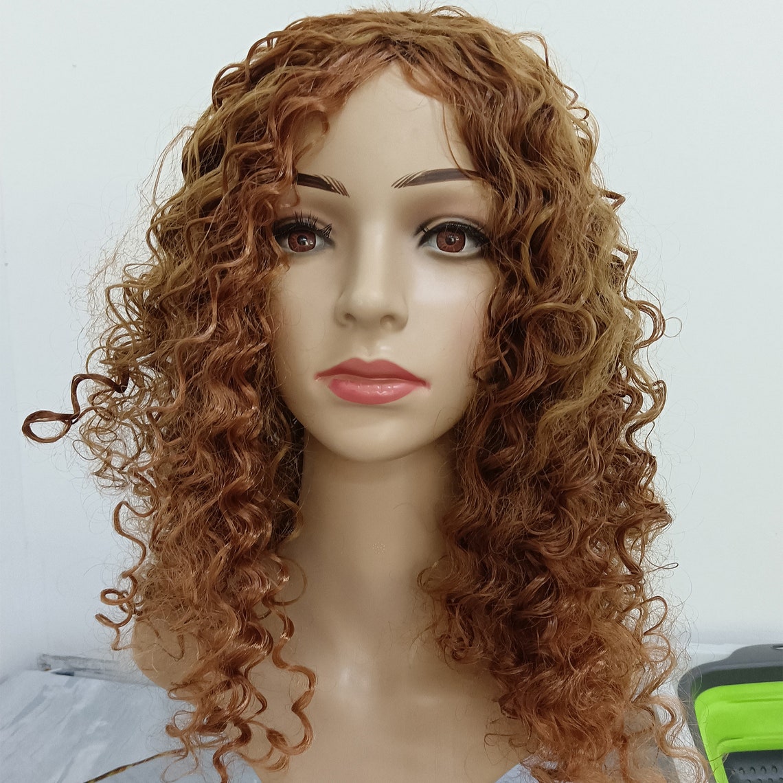 Ladies Fashion Wig Long Curly Hair Wig Fashion Wig Natural Etsy