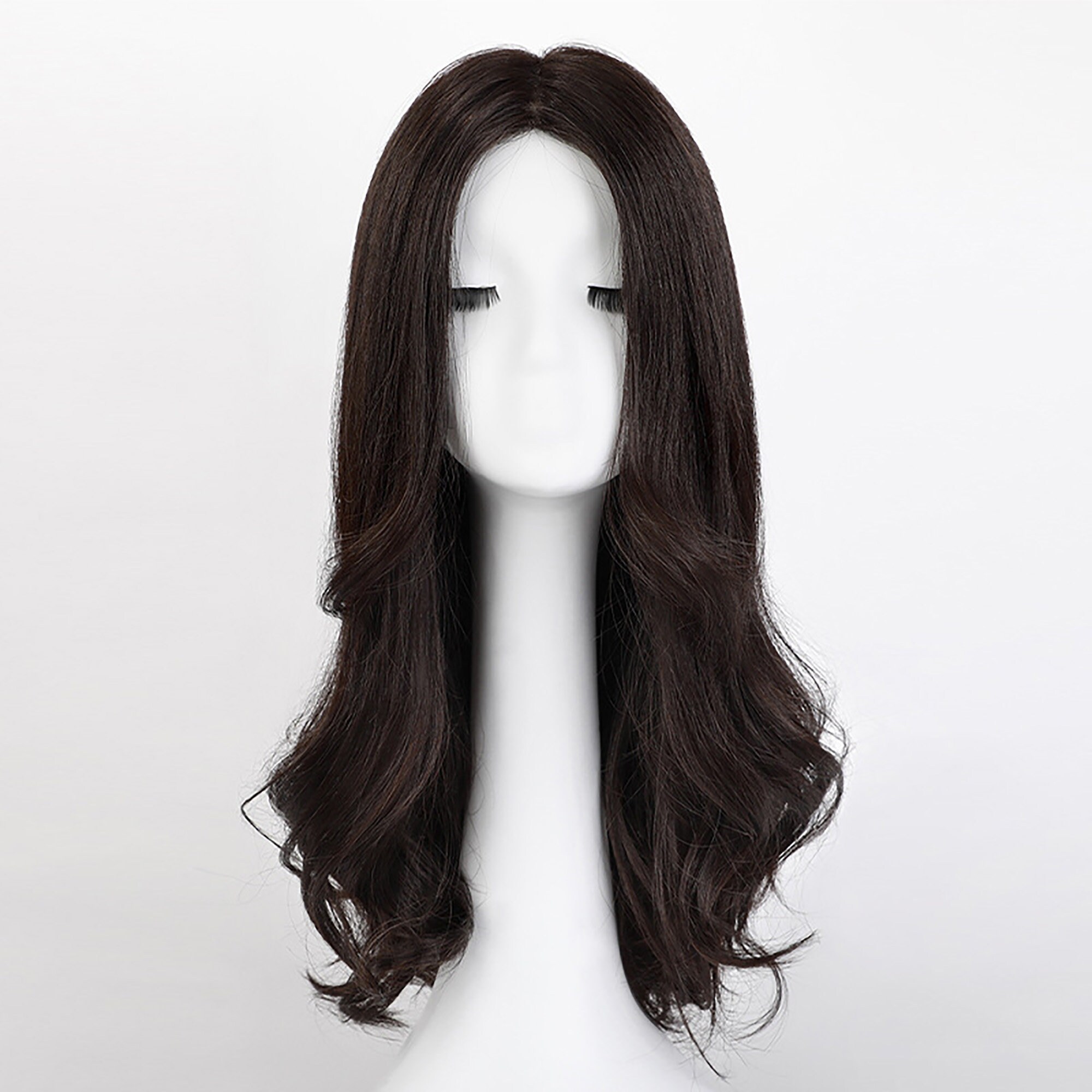 Real Human Hair Wigs Handwoven Wigs Ladies Long Straight Etsy
