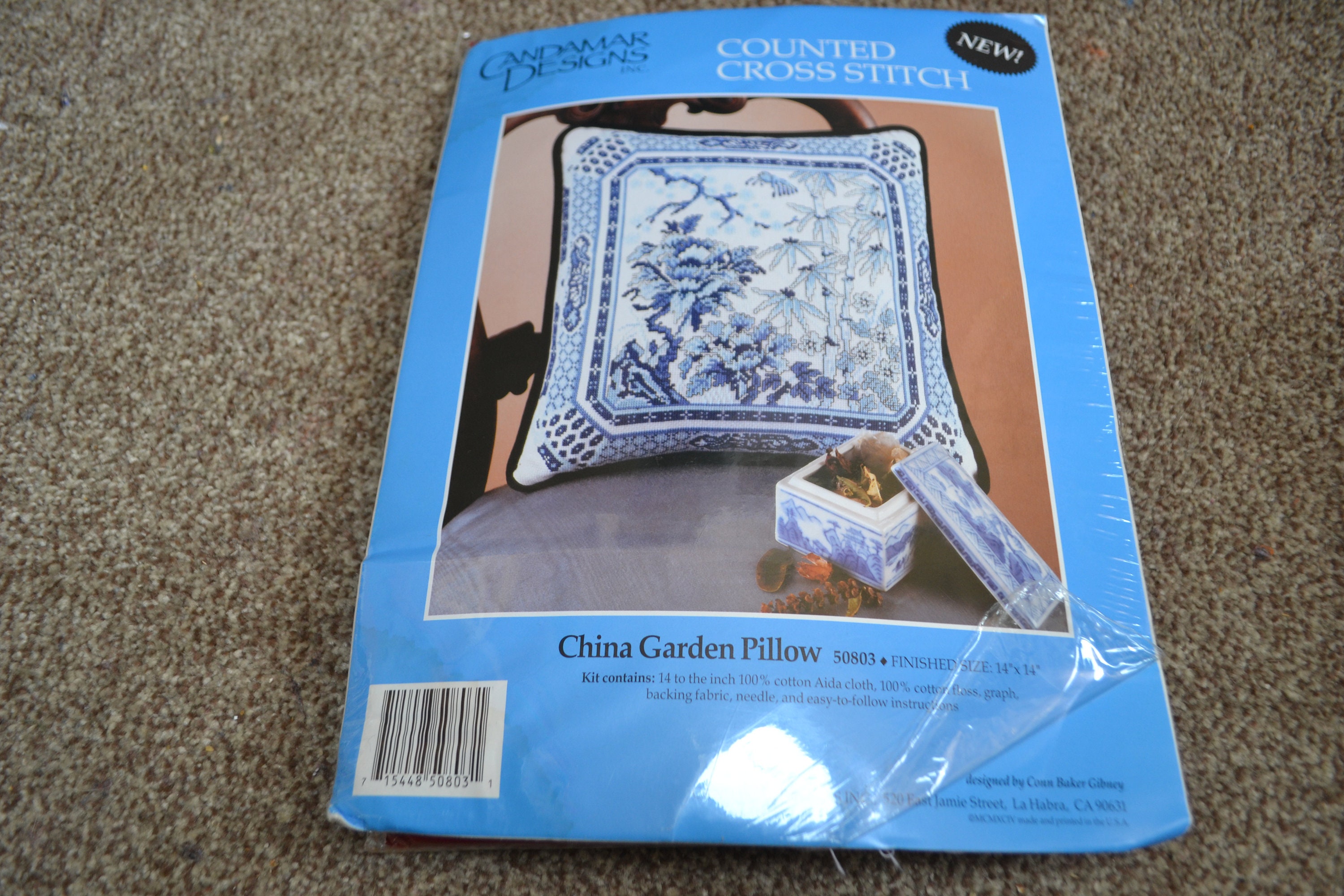 Cross Stitch Pillow Kit Etsy UK