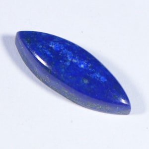 Natural Lapis Lazuli Cabochon: AAA+ Marquise Gemstone (27x10x5 mm)