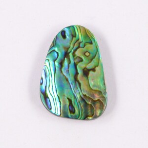 Fancy Australian Abalone Shell Cabochon: Pendant Jewelry Making (35x24x6 mm)