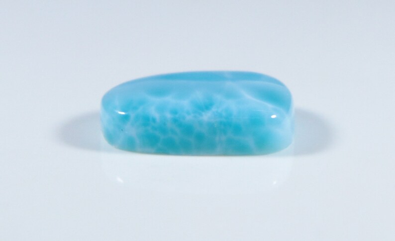 Superb Finest Quality Larimar Cabochon Designer Larimar Loose Cabochon Fancy Shape 23x19x6 mm Larimar Stone Natural Larimar Gemstone