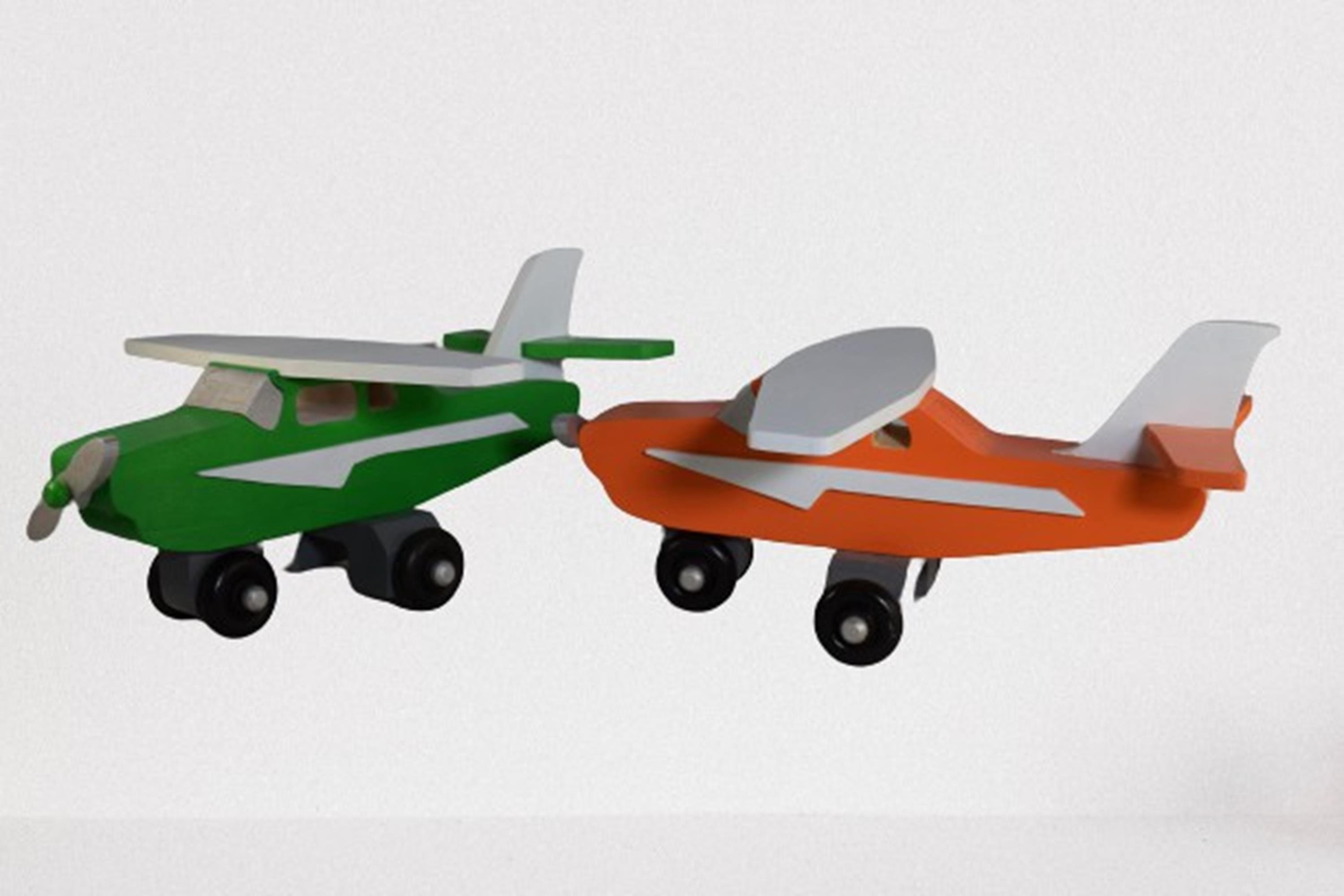 Wooden Cub Plane With a Rotating Propeller Stimulating - Etsy
