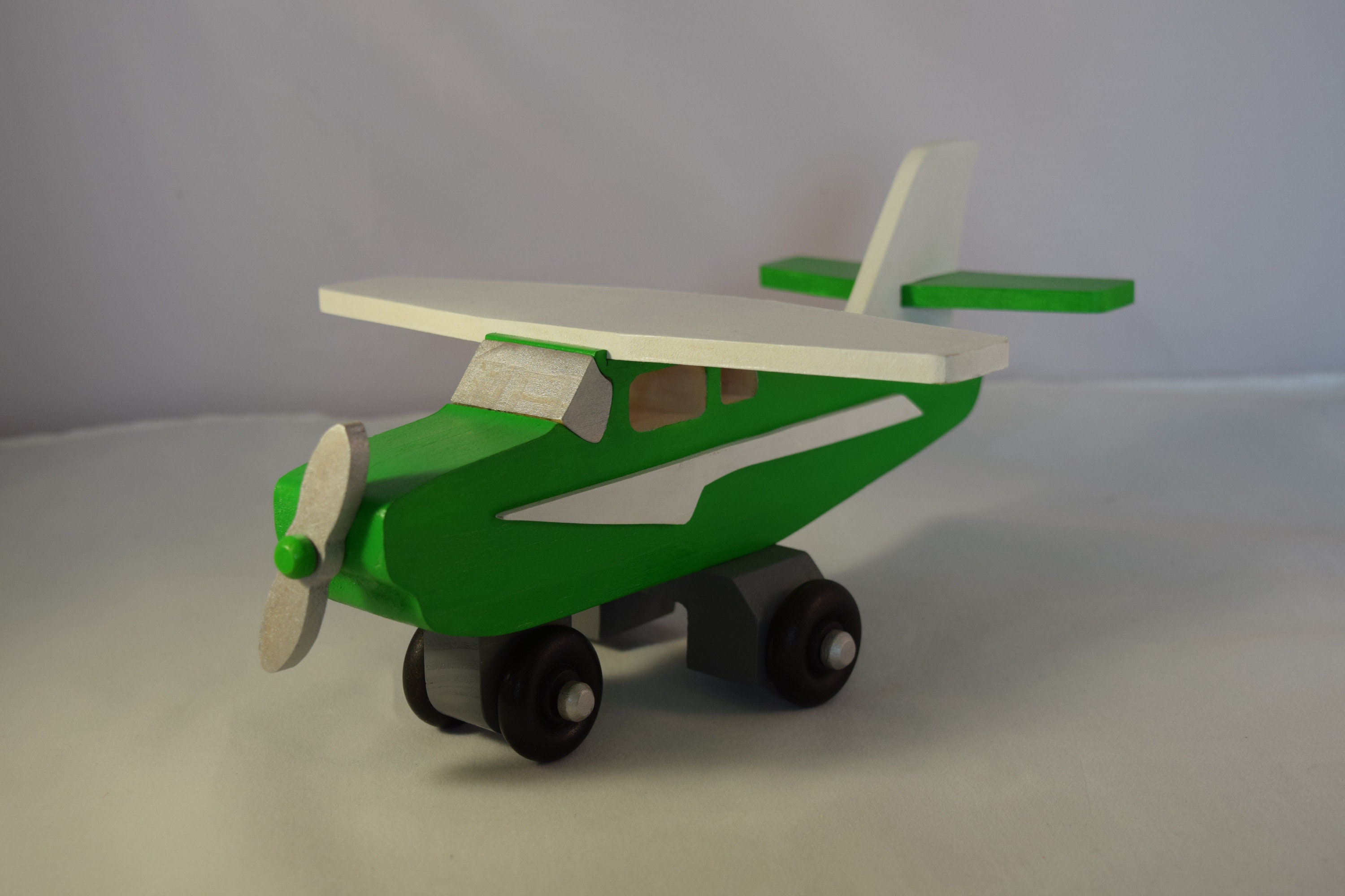 Wooden Cub Plane With a Rotating Propeller Stimulating - Etsy