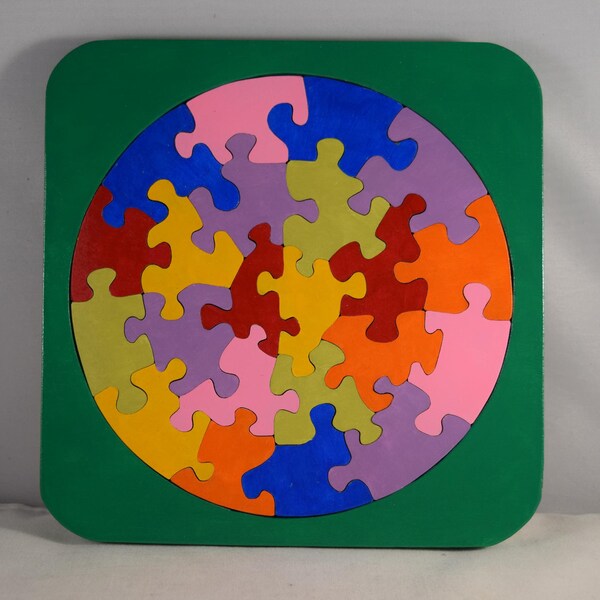 Circular Puzzle Etsy