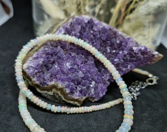 Welo opal necklace