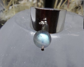 Labradorite ring silver 925
