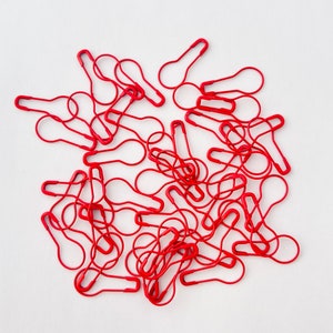 50pc Red Gourd Safety Pin Set