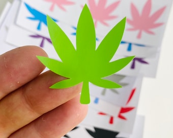 15 Green Leaf Bud Sticky MJ Weed Marijuana Cannabis 420 Fun Vinyl 15 Green Leaf Bud Sticky MJ Weed Marijuana Cannabis 420 Fun Vinyl