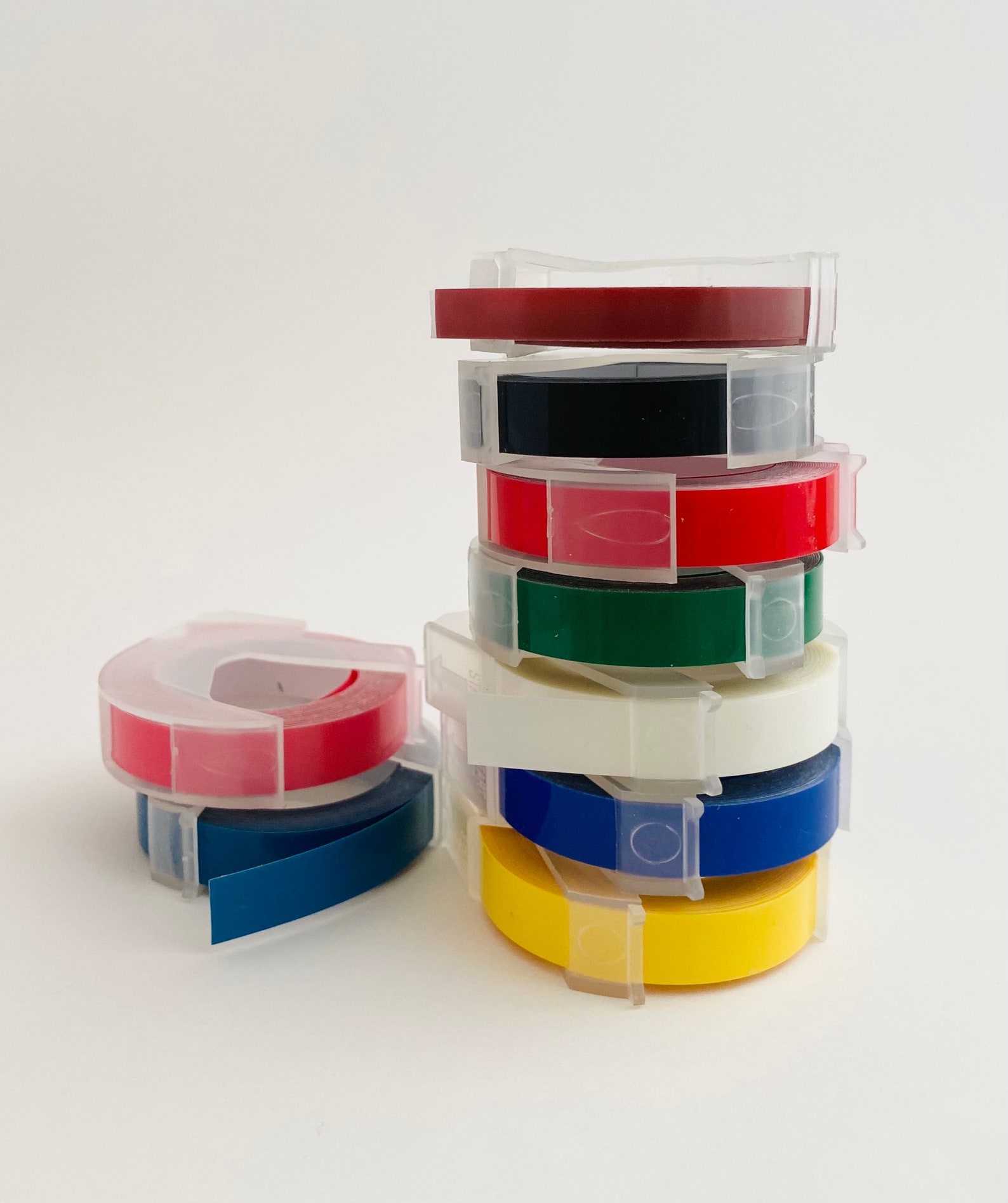 Embossing Tape in 6mm 9mm 12mm 1/4 1/2 3/8 Single Rolls Etsy