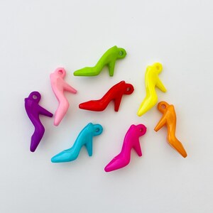 Acrylic High Heel Shoes Charms