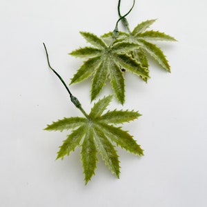 3pc Faux Hemp/Pot/Maple Leaf (Green)