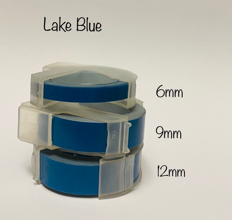 Embossing Tape & Vintage Dymo / 6mm 9mm 12mm / 1/4 1/2 3/8 Etsy