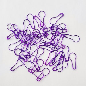 50pc Purple Gourd Safety Pin Set