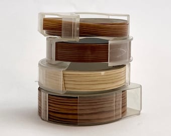 6/9/12mm Woodgrain Single Rolls Embossing Tape Refills