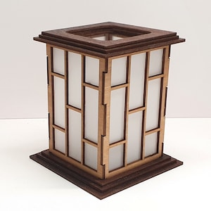 Tanno Design® Japan candle holder Reiwa with tealight function pearwood