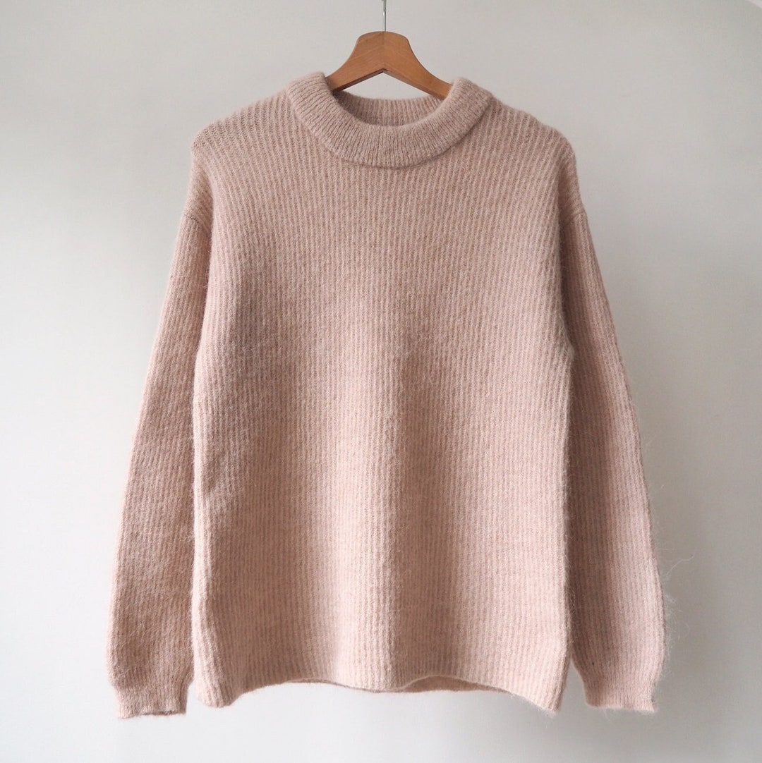 Lindex Scandinavian Alpaca Wool Sweater Jumper Pastel Peach - Etsy Norway