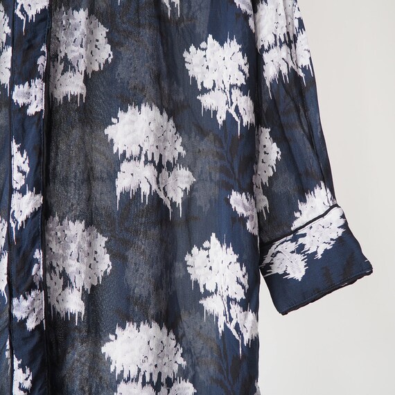 Ganni Monette Georgette floral print shirt tunic … - image 3