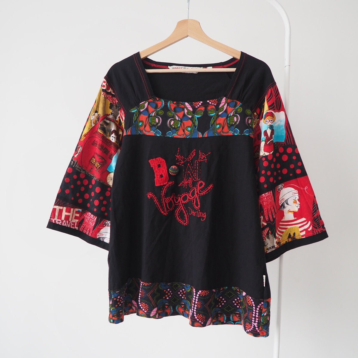 Savage Culture artísticos estilo francés top - Etsy España