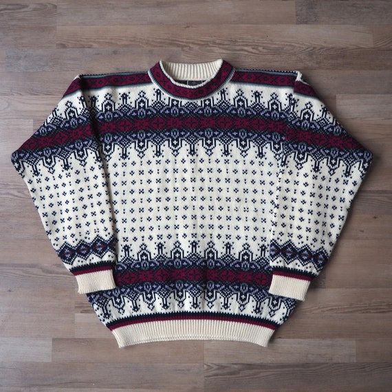 Dale of Norway Vintage Wool Sweater Traditional Fair Isle - Etsy