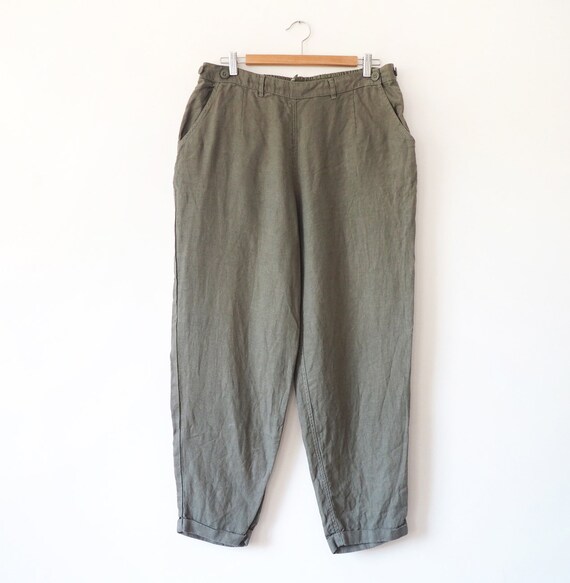 Seasalt Cornwall Trengwainton Linen Pants Trousers Chino Boho Etsy
