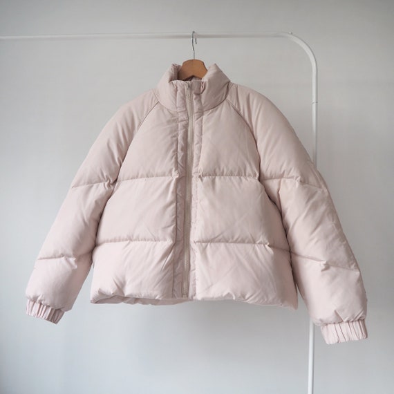 Ganni Lamont Down Jacket Puffer Short Crop Designer Etsy Hong Kong