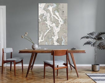 Puget Sound - Northern Part Nautical Chart