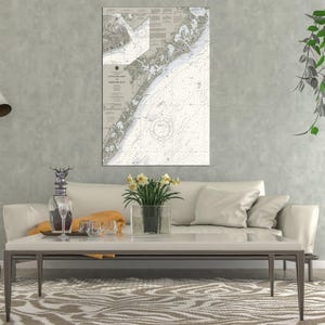 Arte de Carta Náutica de Little Egg Inlet para Hereford Inlet - Atlantic City - Wildwood