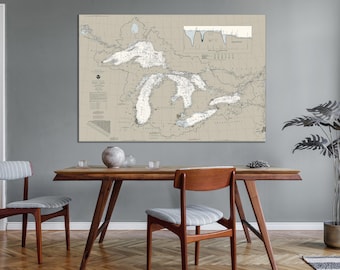 Great Lakes Nautical Chart