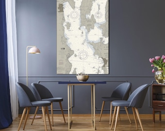 Lake Champlain - Cumberland Head To 4 Brothers Islands Nautical Chart