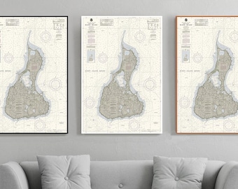 Block Island Nautical Chart
