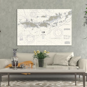 Virgin Islands Nautical Chart