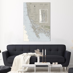Mapa żeglarska z Neapolu do wyspy Marco