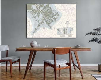 Mississippi River Delta Nautical Chart