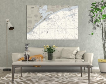 Galveston Bay And Vicinity Nautical Chart