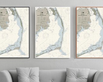 Outer Banks Bodie Island to Hatteras Inlet and Rodanthe Nautical Chart