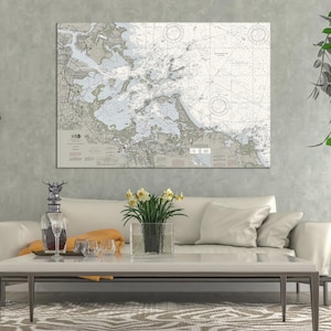 Boston Harbor Nautical Chart