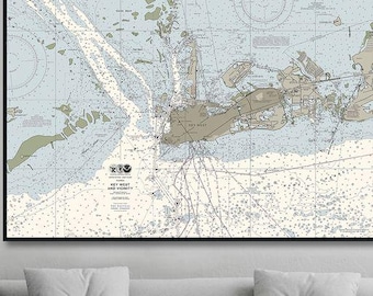 Key West and Vicinity Nautical Chart