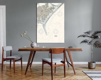 Portsmouth To Beaufort, Nc Nautical Chart