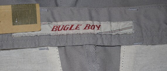 Vintage NWT Bugle Boy Khaki pants - image 6