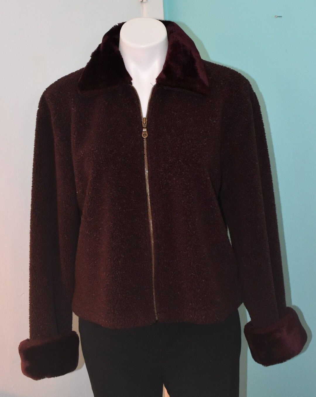 The BC Clothing Women's Jacket Fleece Relax Fit Faux Fur Etsy