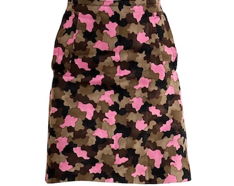 PRADA pre-herfst 2010 roze camouflagerok M
